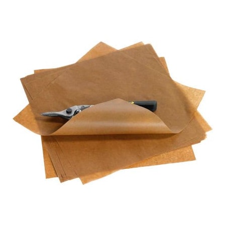 Box Packaging Waxed Paper Sheets, 12"W x 12"L, Kraft, 3400/Pack WPS1212